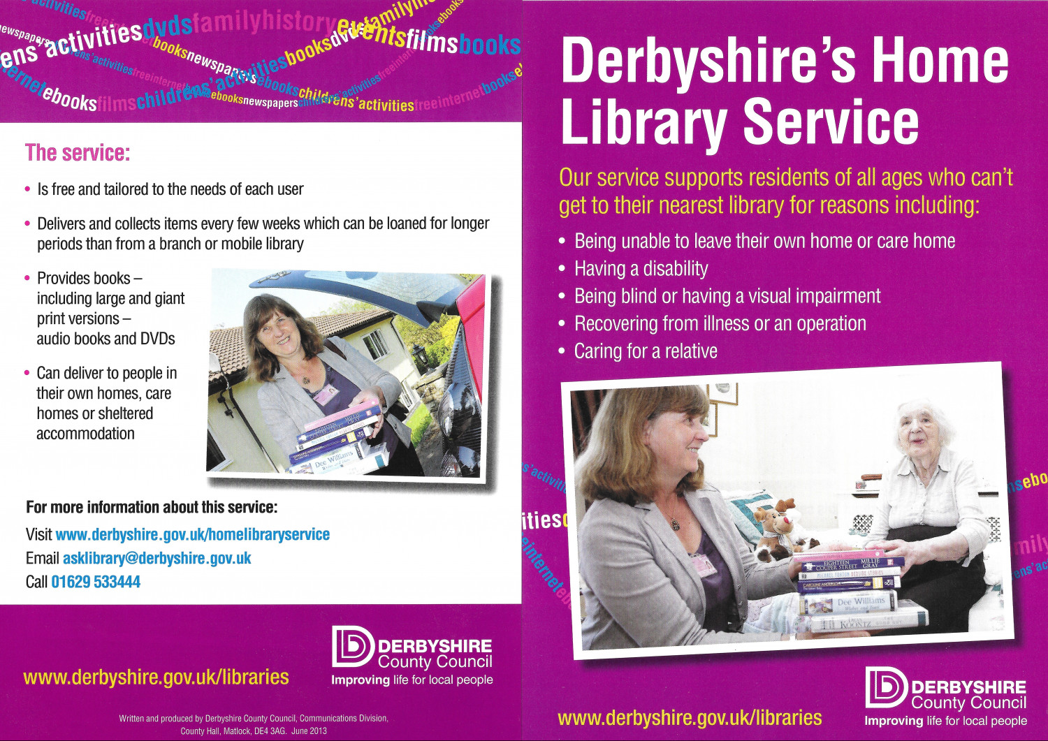 Derbyshire Home Library Service