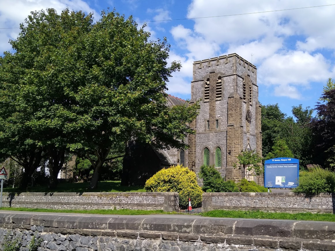 Exterior of St James church